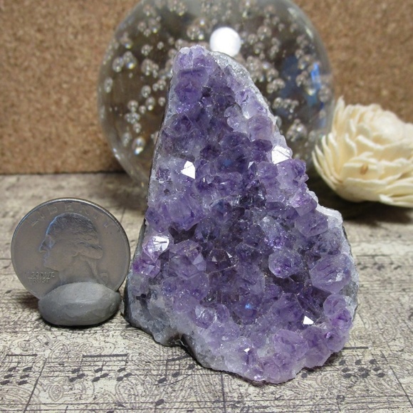 Brazil Amethyst Cluster w/cut base (#6) Gemstone - Picture 2 of 5